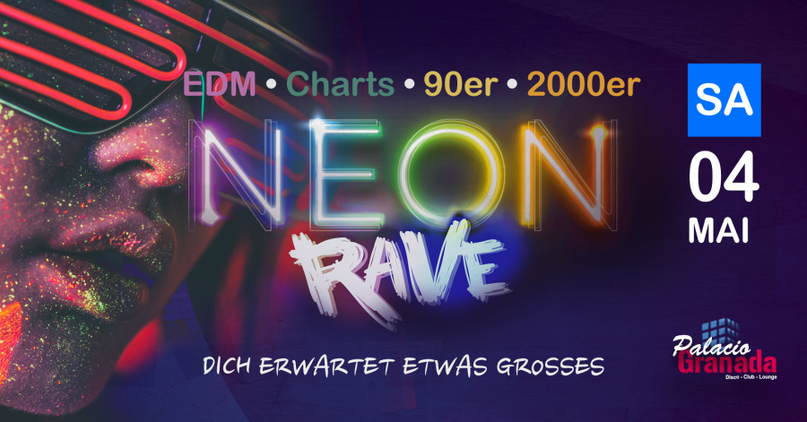 Neon Rave - EDM-Charts-90er-2000er
